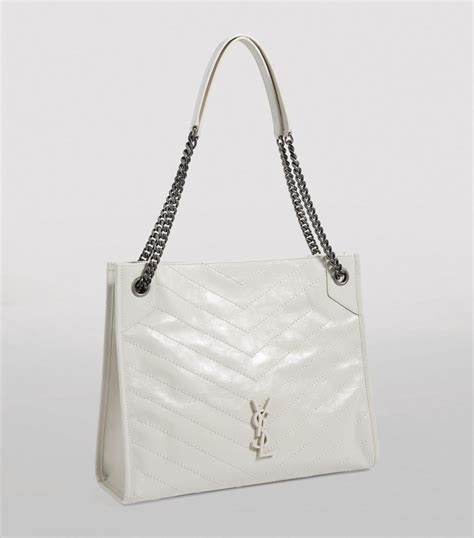 ysl niki bag white|ysl niki shopping bag.